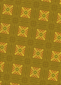 Machine Washable Transitional Yellow Rug, wshpat2533yw