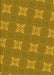 Machine Washable Transitional Yellow Rug, wshpat2533yw