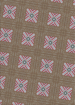 Machine Washable Transitional Sand Brown Rug, wshpat2533