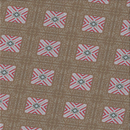 Sideview of Machine Washable Transitional Sand Brown Rug, wshpat2533