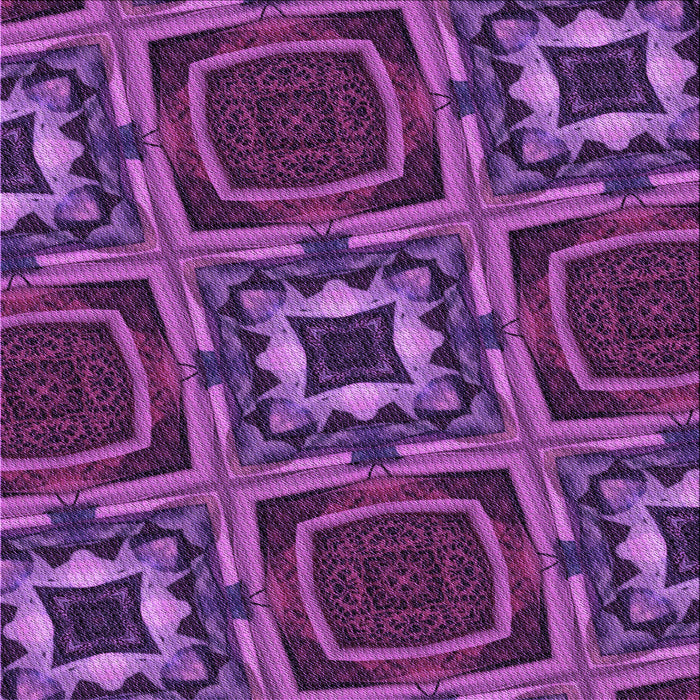 Round Machine Washable Transitional Purple Rug, wshpat2534pur