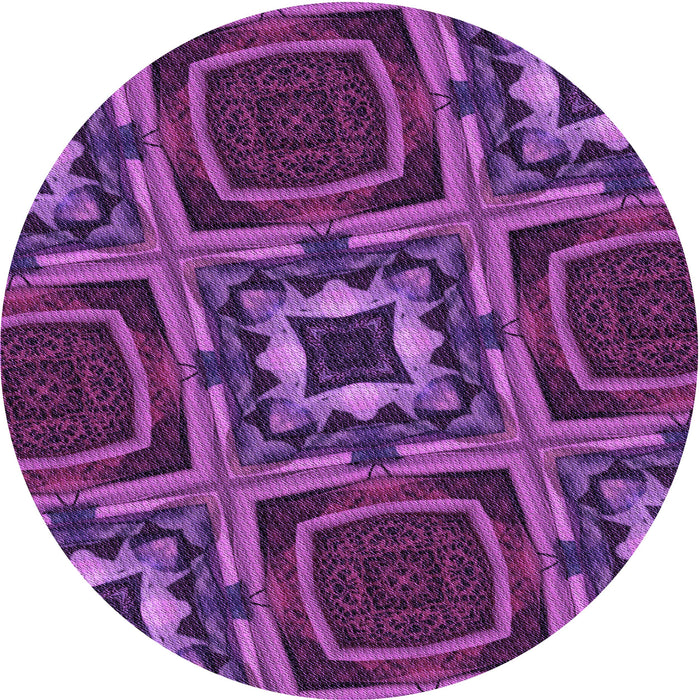 Square Machine Washable Transitional Purple Rug in a Living Room, wshpat2534pur