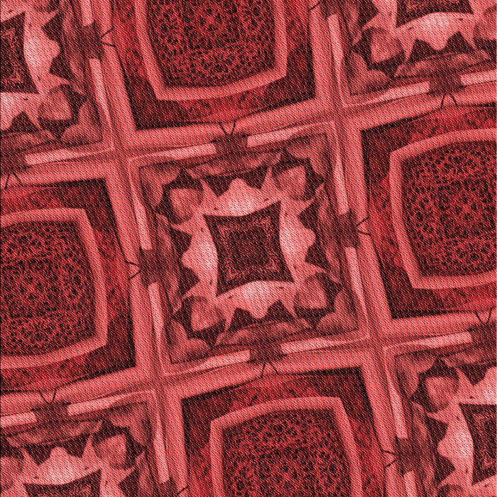 Machine Washable Transitional Cranberry Red Rug, wshpat2534rd