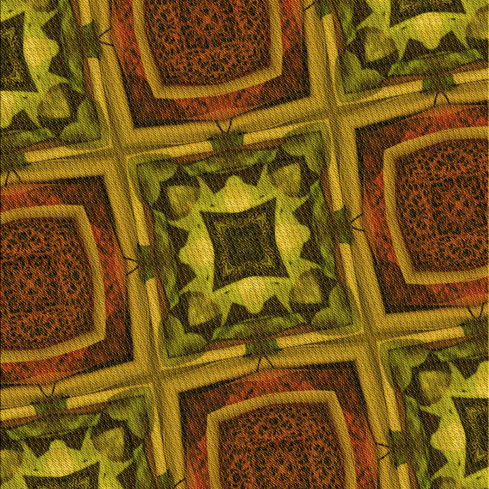 Patterned Red Brown Rug, pat2534yw