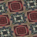 Square Patterned Red Novelty Rug, pat2534
