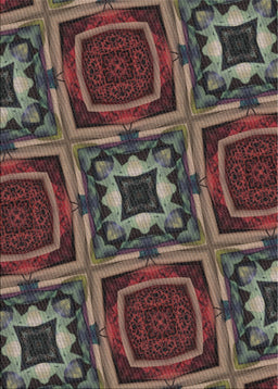 Machine Washable Transitional Night Red Rug, wshpat2534