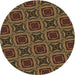 Square Machine Washable Transitional Light Brown Rug in a Living Room, wshpat2535brn