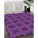 Machine Washable Transitional Purple Rug in a Family Room, wshpat2535pur