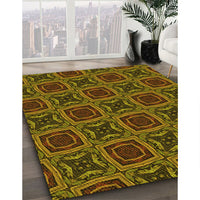 Patterned Red Rug, pat2535yw