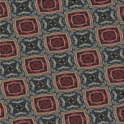 Square Patterned Mid Gray Novelty Rug, pat2535