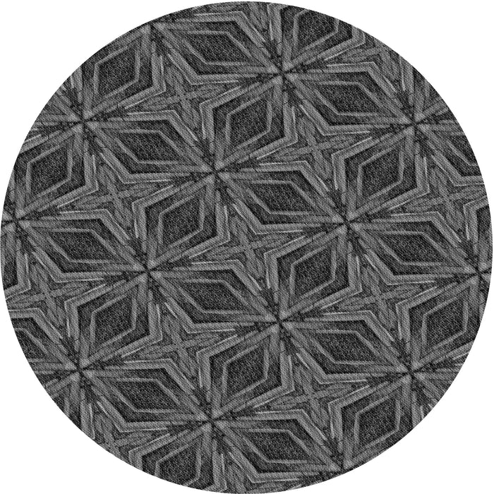 Square Machine Washable Transitional Platinum Gray Rug in a Living Room, wshpat2536gry