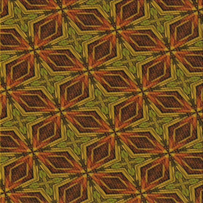 Round Patterned Sedona Brown Rug, pat2536yw