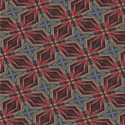 Sideview of Machine Washable Transitional Night Red Rug, wshpat2536