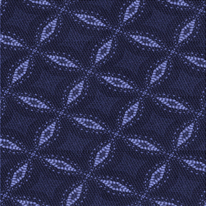 Round Patterned Deep Periwinkle Purple Rug, pat2537blu