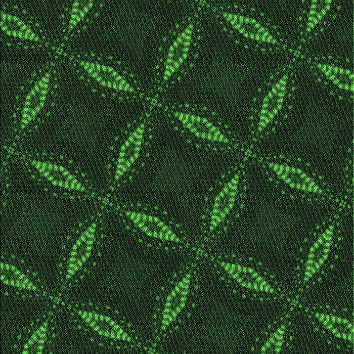 Patterned Green Rug, pat2537grn