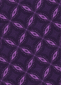 Machine Washable Transitional Deep Purple Rug, wshpat2537pur