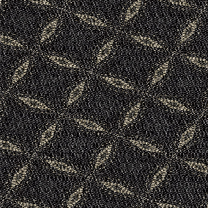 Sideview of Machine Washable Transitional Carbon Gray Rug, wshpat2537
