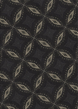 Patterned Carbon Gray Novelty Rug, pat2537