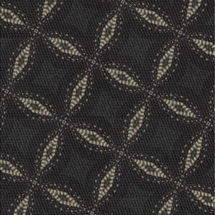 Patterned Carbon Gray Novelty Rug, pat2537