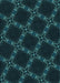 Machine Washable Transitional Teal Green Rug, wshpat2538lblu