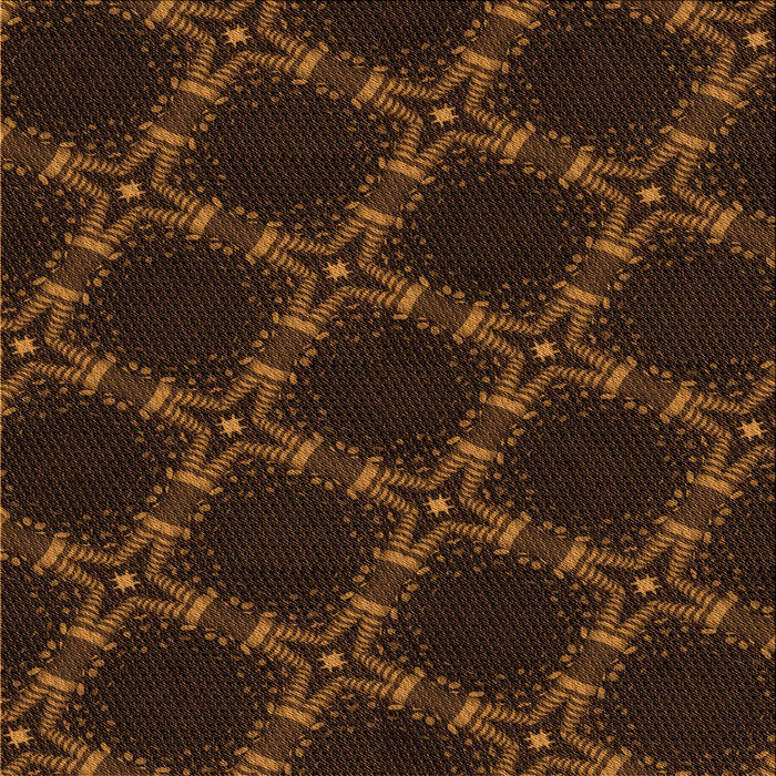 Round Machine Washable Transitional Saddle Brown Rug, wshpat2538org