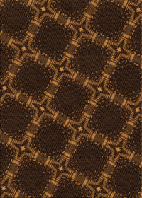 Machine Washable Transitional Saddle Brown Rug, wshpat2538org