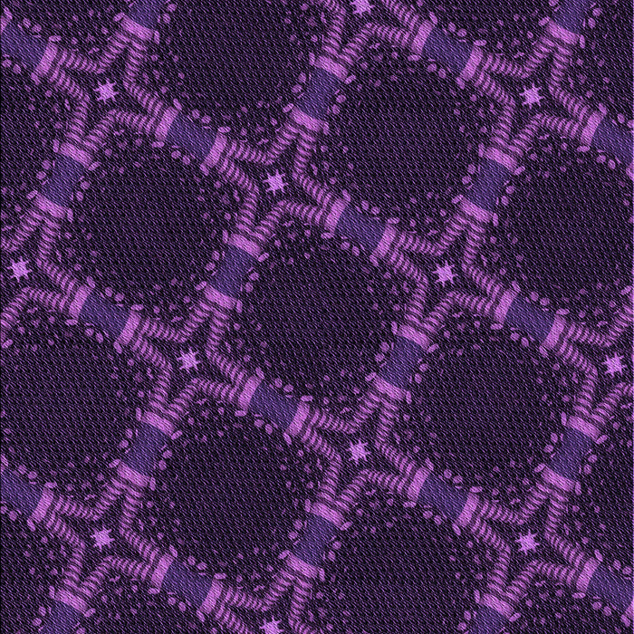 Patterned Deep Purple Rug, pat2538pur