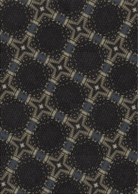 Machine Washable Transitional Carbon Gray Rug, wshpat2538