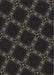 Machine Washable Transitional Carbon Gray Rug, wshpat2538