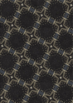 Patterned Carbon Gray Novelty Rug, pat2538