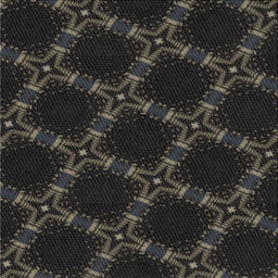 Square Patterned Carbon Gray Novelty Rug, pat2538
