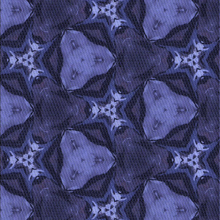 Patterned Royal Blue Rug, pat2539blu