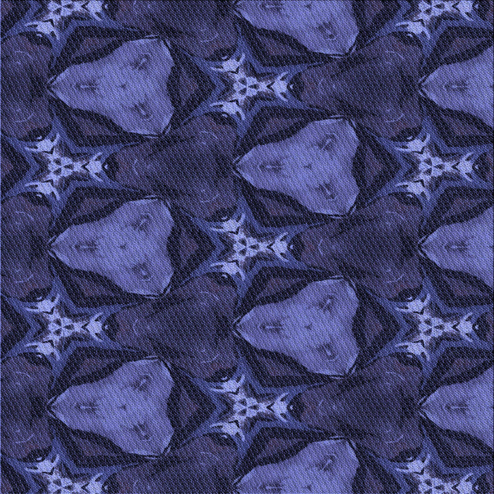 Round Patterned Royal Blue Rug, pat2539blu