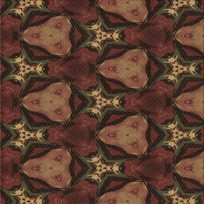 Round Patterned Light Brown Rug, pat2539brn