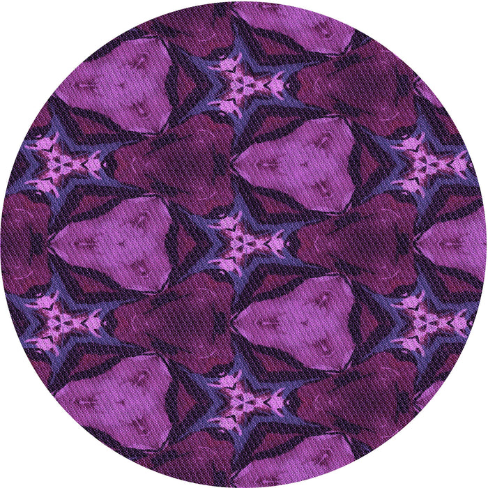 Square Patterned Dark Orchid Purple Rug, pat2539pur
