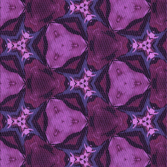 Patterned Dark Orchid Purple Rug, pat2539pur