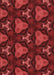 Patterned Cranberry Red Rug, pat2539rd