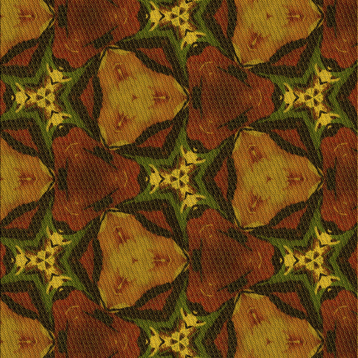 Patterned Dark Bisque Brown Rug, pat2539yw