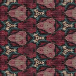 Square Patterned Mauve Taupe Purple Novelty Rug, pat2539