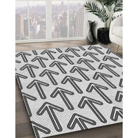 Patterned Gray Novelty Rug, pat253