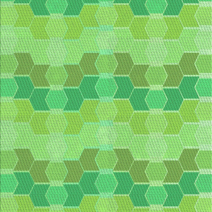 Patterned Emerald Green Rug, pat254grn