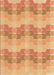 Patterned Yellow Orange Rug, pat254org