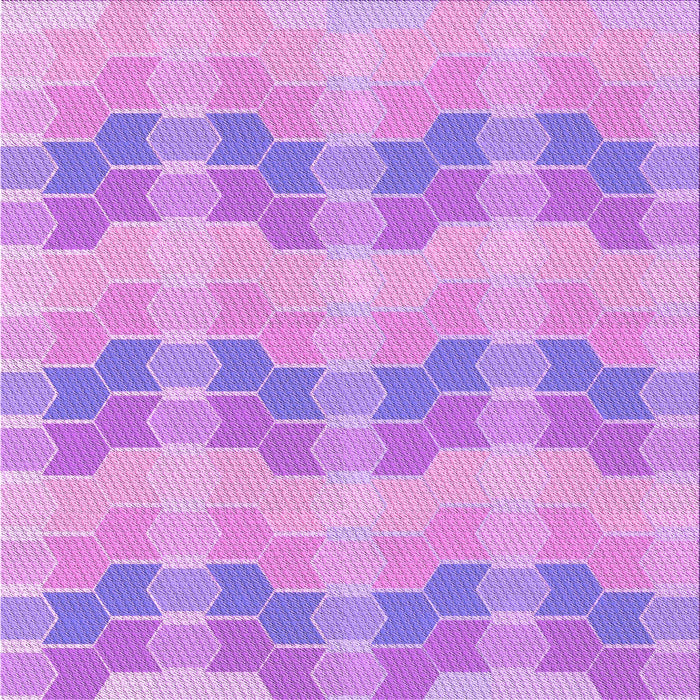 Round Patterned Violet Purple Rug, pat254pur