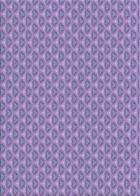 Machine Washable Transitional Purple Mimosa Purple Rug, wshpat2540blu