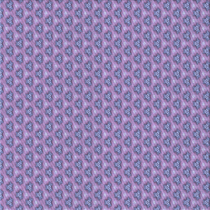 Round Patterned Purple Mimosa Purple Rug, pat2540blu