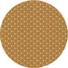 Square Patterned Yellow Rug, pat2540brn