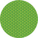 Square Patterned Dark Lime Green Rug, pat2540grn