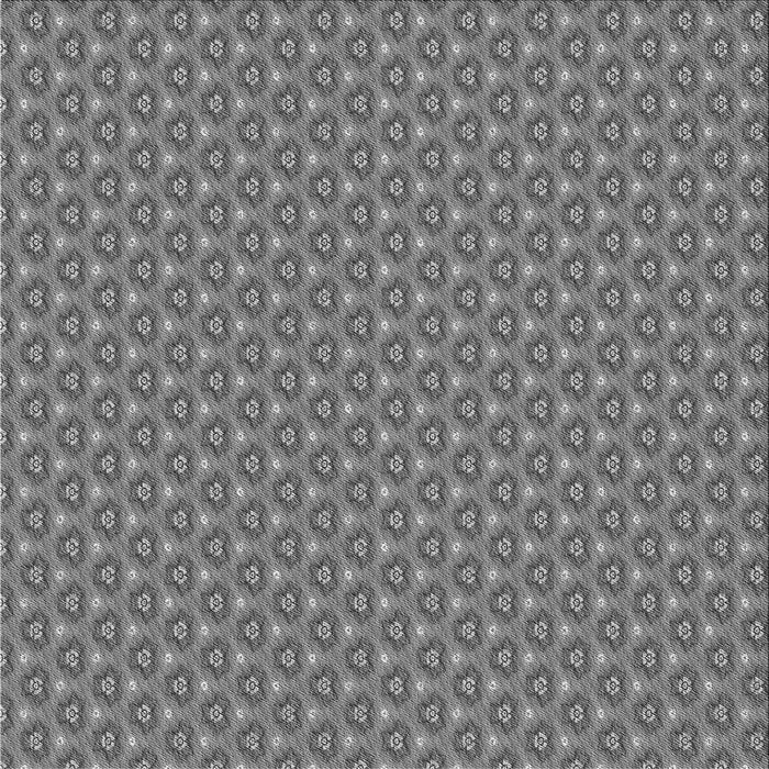 Round Patterned Carbon Gray Rug, pat2540gry