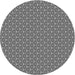 Square Patterned Carbon Gray Rug, pat2540gry