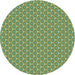 Square Patterned Green Peas Green Rug, pat2540lblu